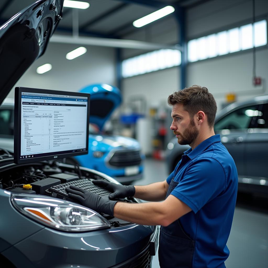 Opel Fahrzeug Reparatur mit TIS Opel