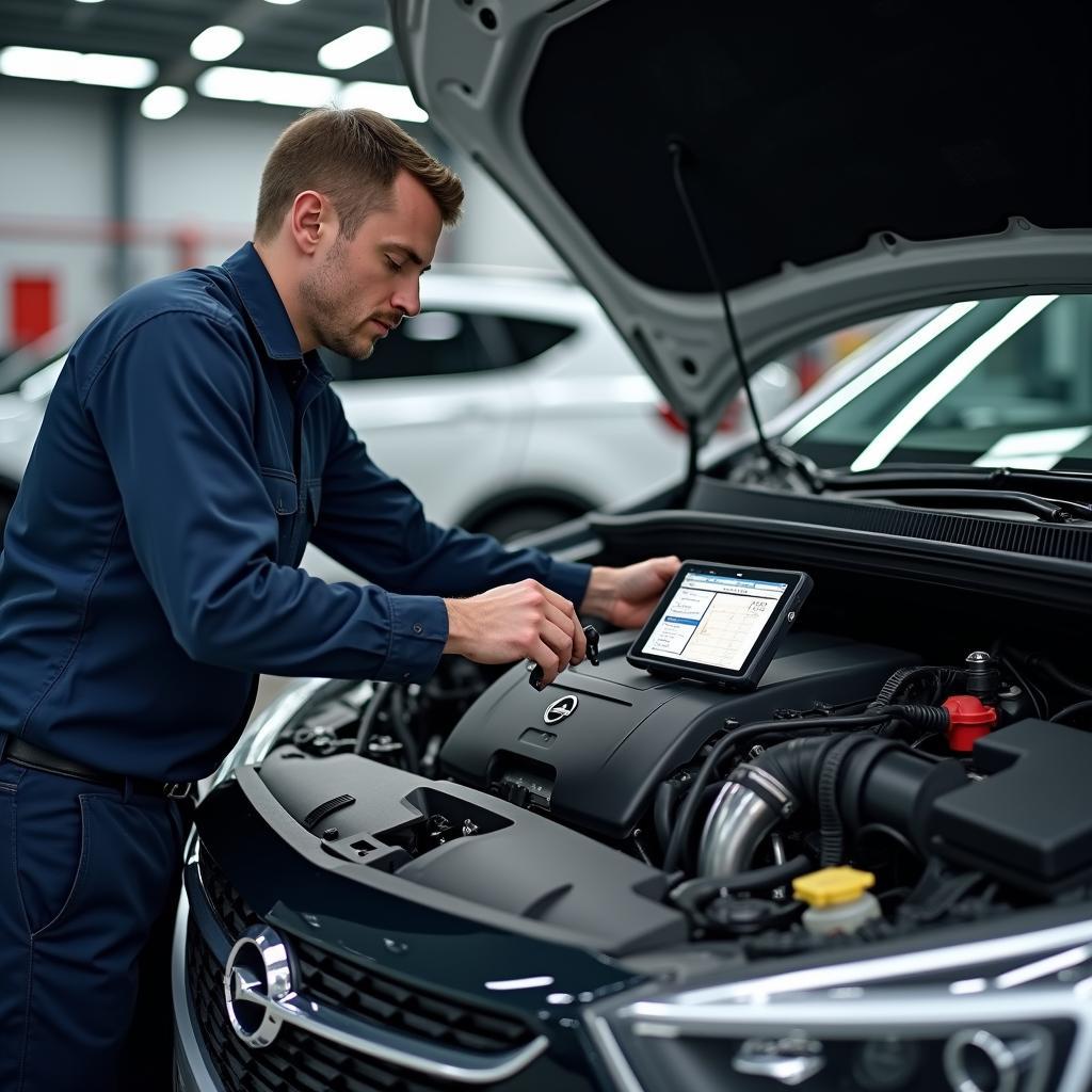 Professionelle Opel Fehlerdiagnose in Witten mit modernster Elektronik.