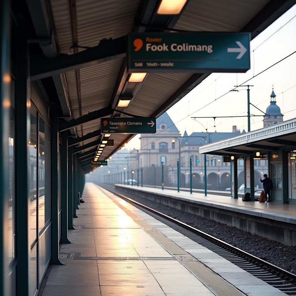 U-Bahn Station in der Nähe des Römers