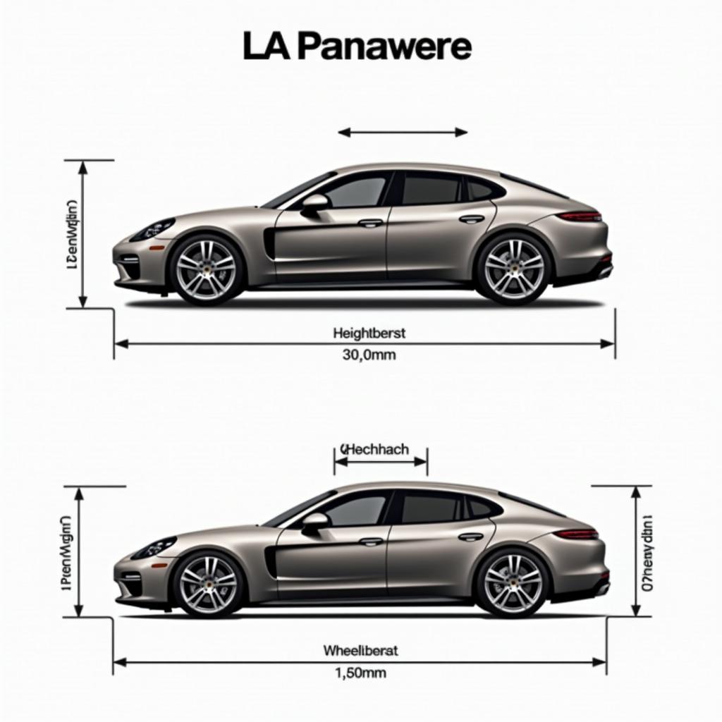 Abmessungen eines Porsche Panamera