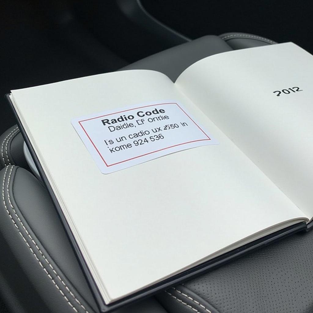 Renault Clio Radio Code im Handbuch finden