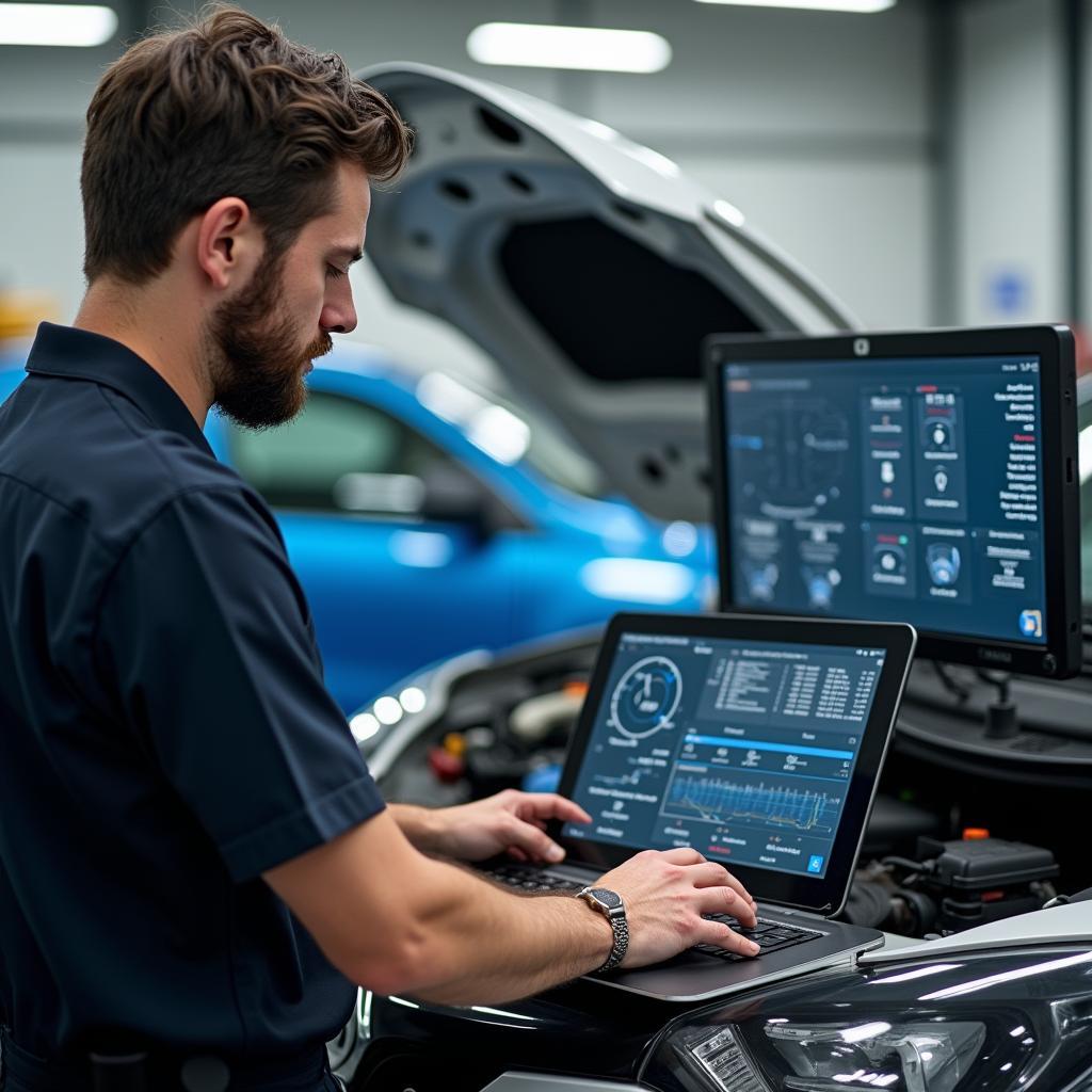 Moderne Diagnosegeräte bei Renault Eschrich Ilmenau