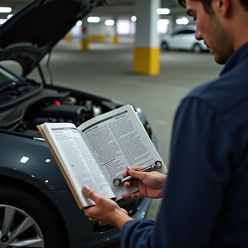 Reparaturanleitungen für Autoreparaturen in der Tiefgarage Biegel