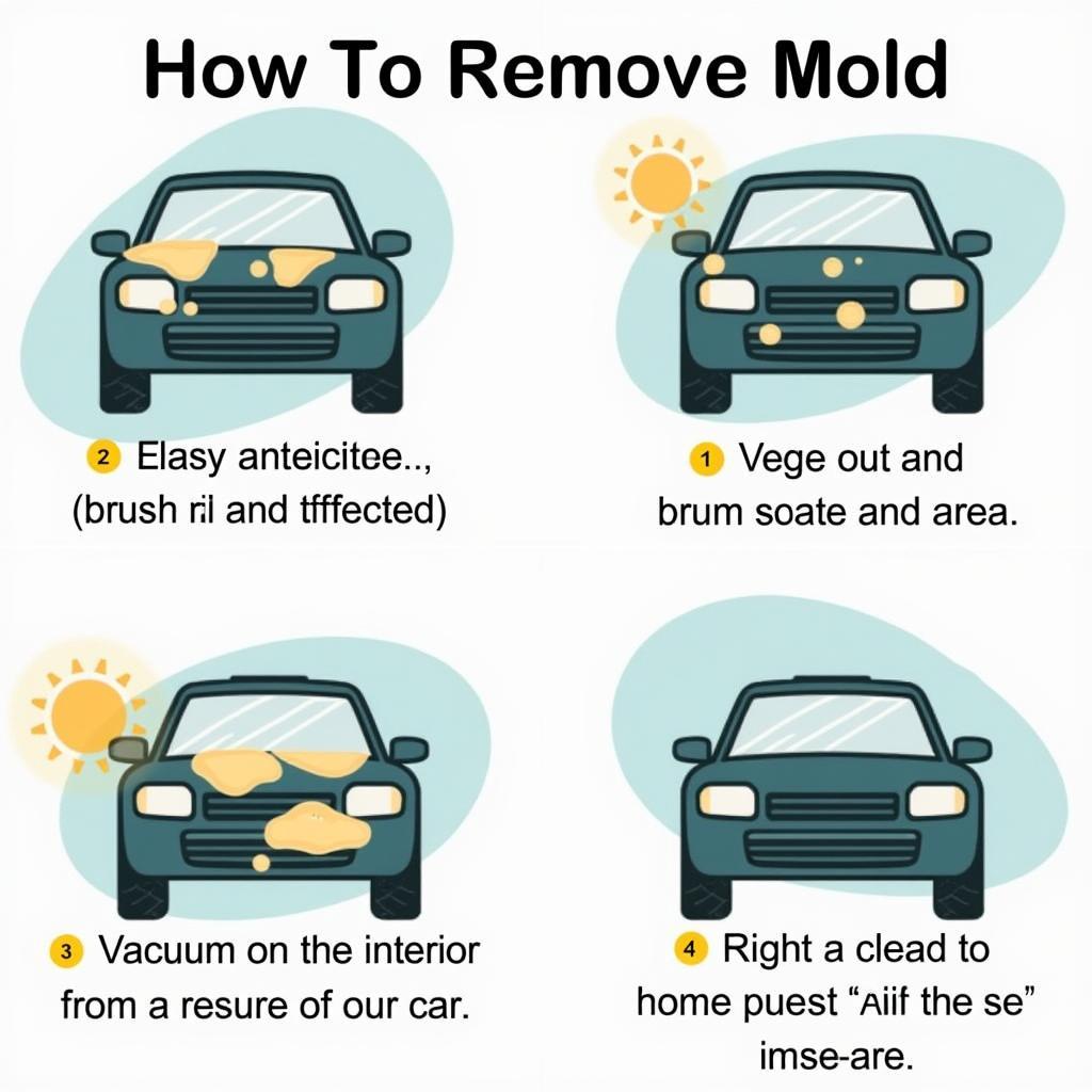 Schritt-für-Schritt Anleitung zur Schimmelentfernung im Auto