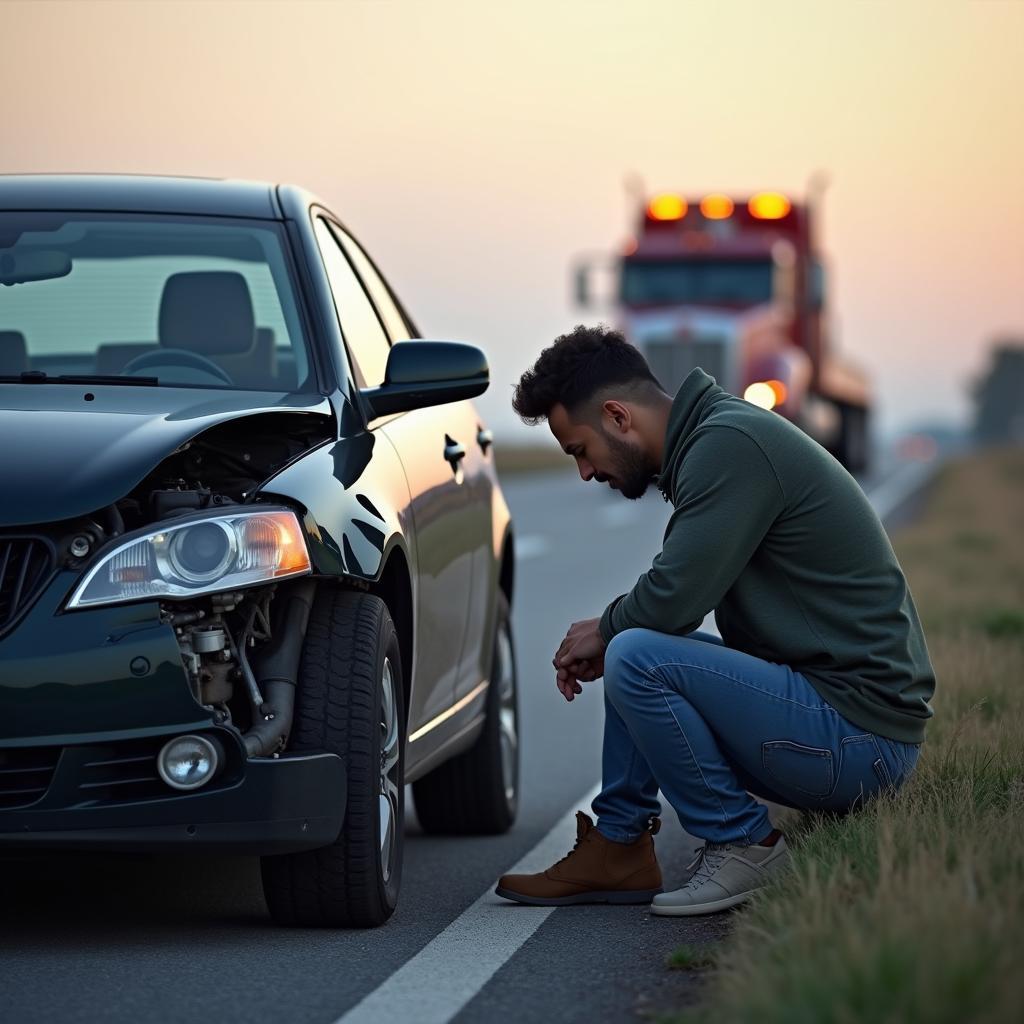 Autoreparatur nach Panne - Schockverliebt