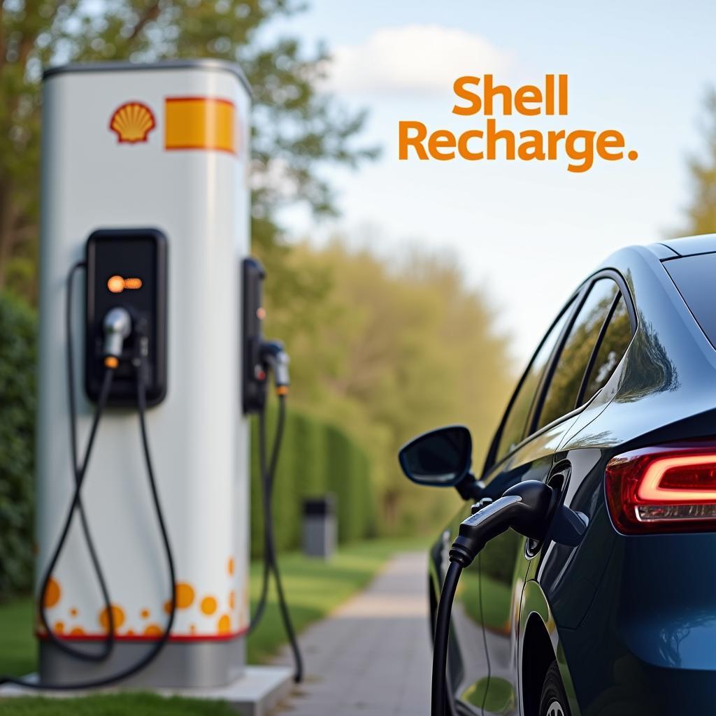 Shell Recharge EnBW Ladestation