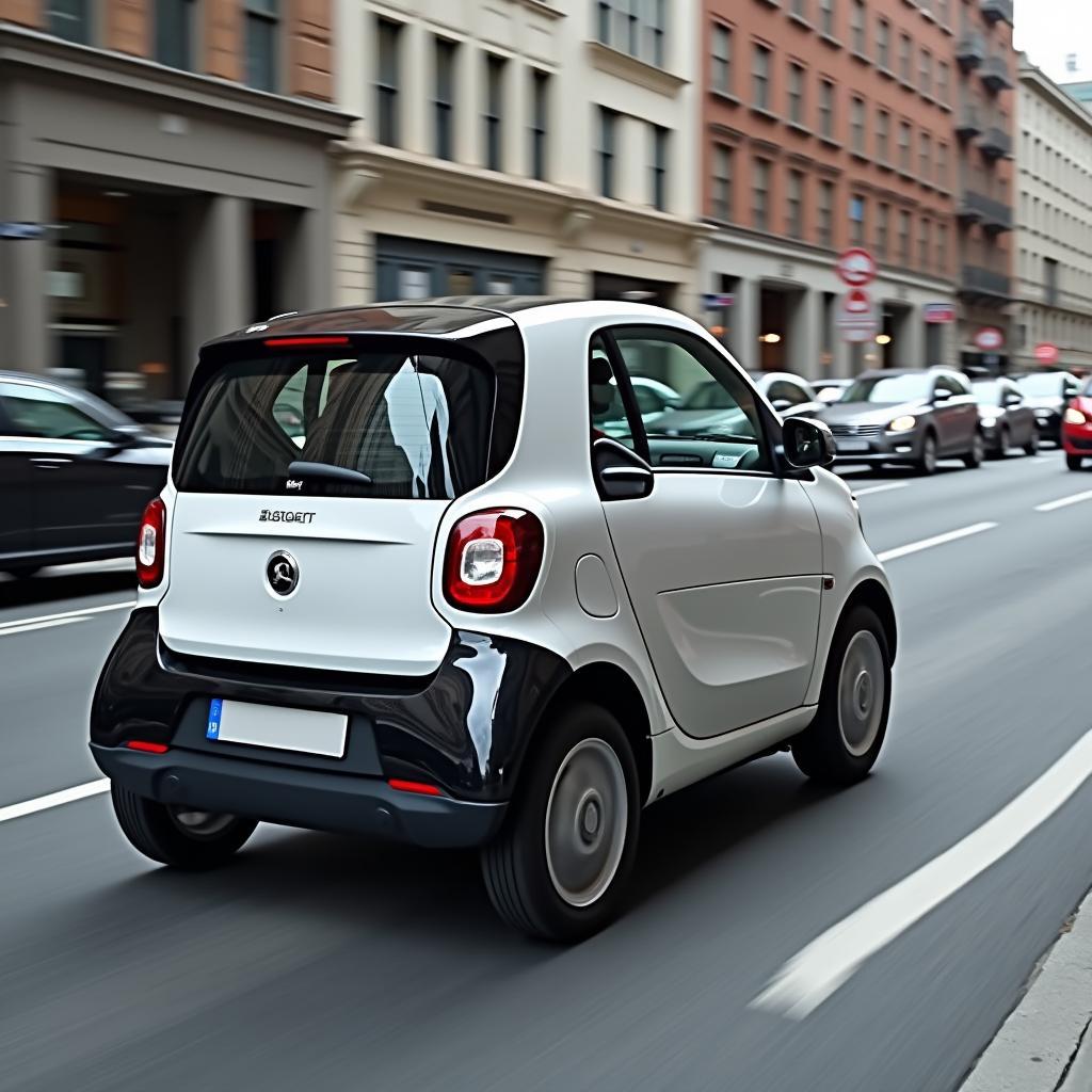 Smart 451 im Stadtverkehr