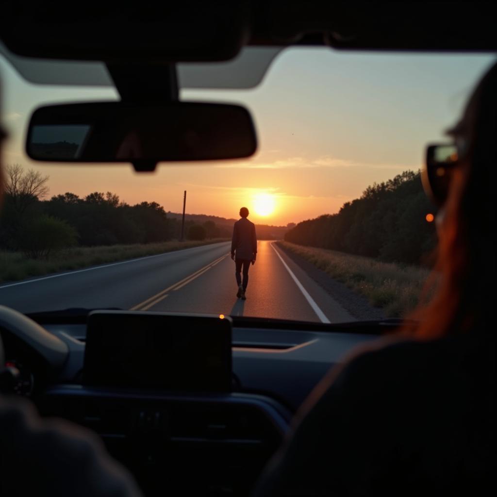 Gefahr im Straßenverkehr durch undurchsichtige Sonnenbrille