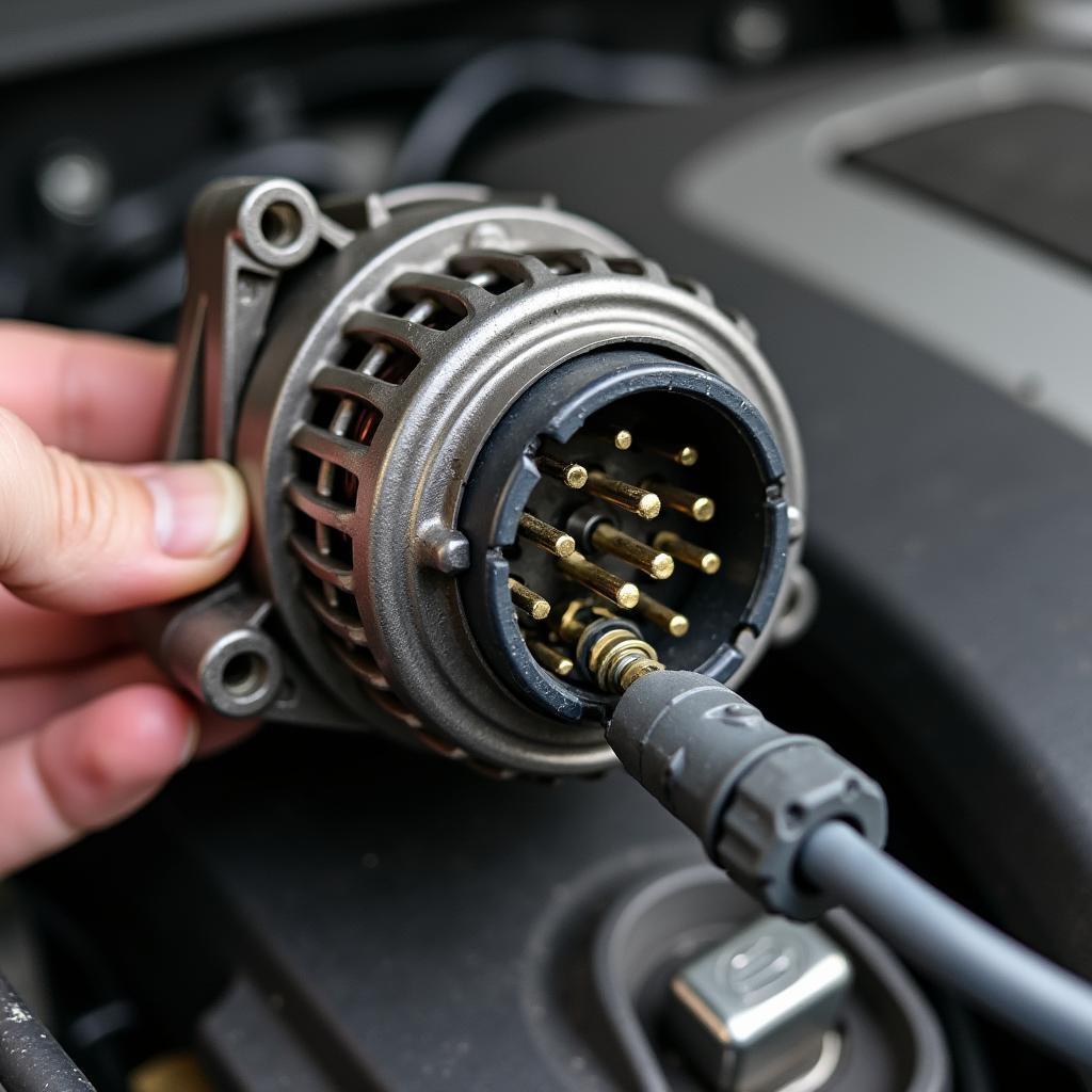 Stecker für Lichtmaschine: Funktion