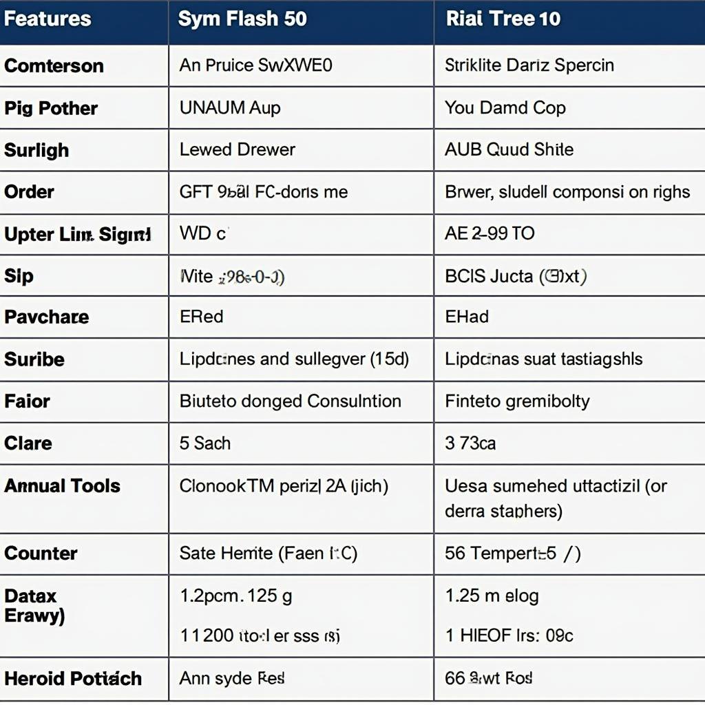 Sym Flash 50 im Vergleich zu anderen Diagnosegeräten