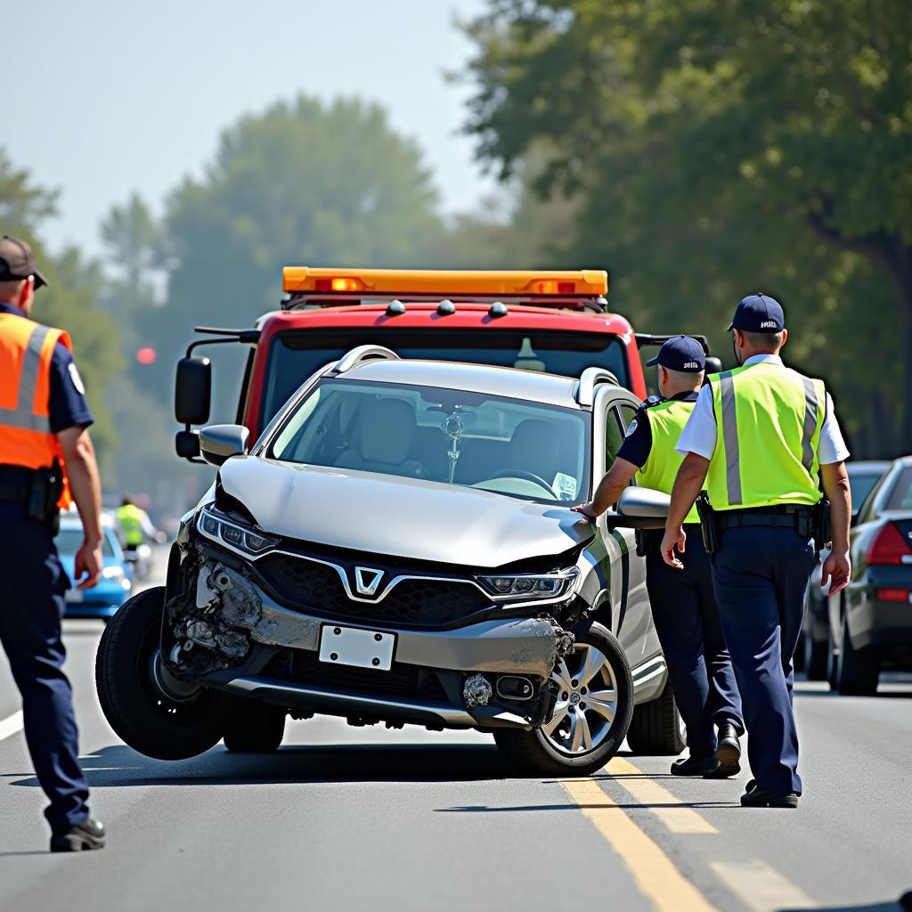 Abschleppdienst im Notfall nach einem Unfall