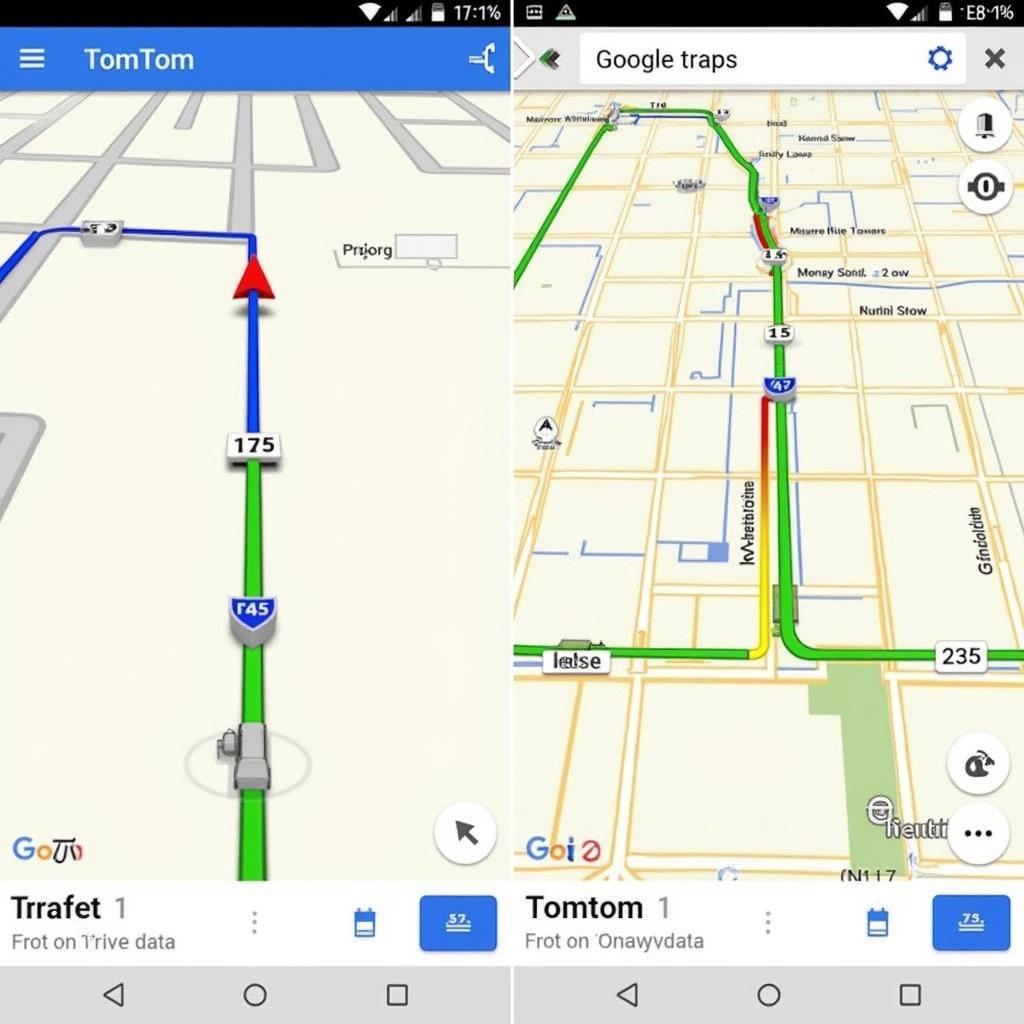 Verkehrsinformationen auf TomTom und Google Maps im Vergleich