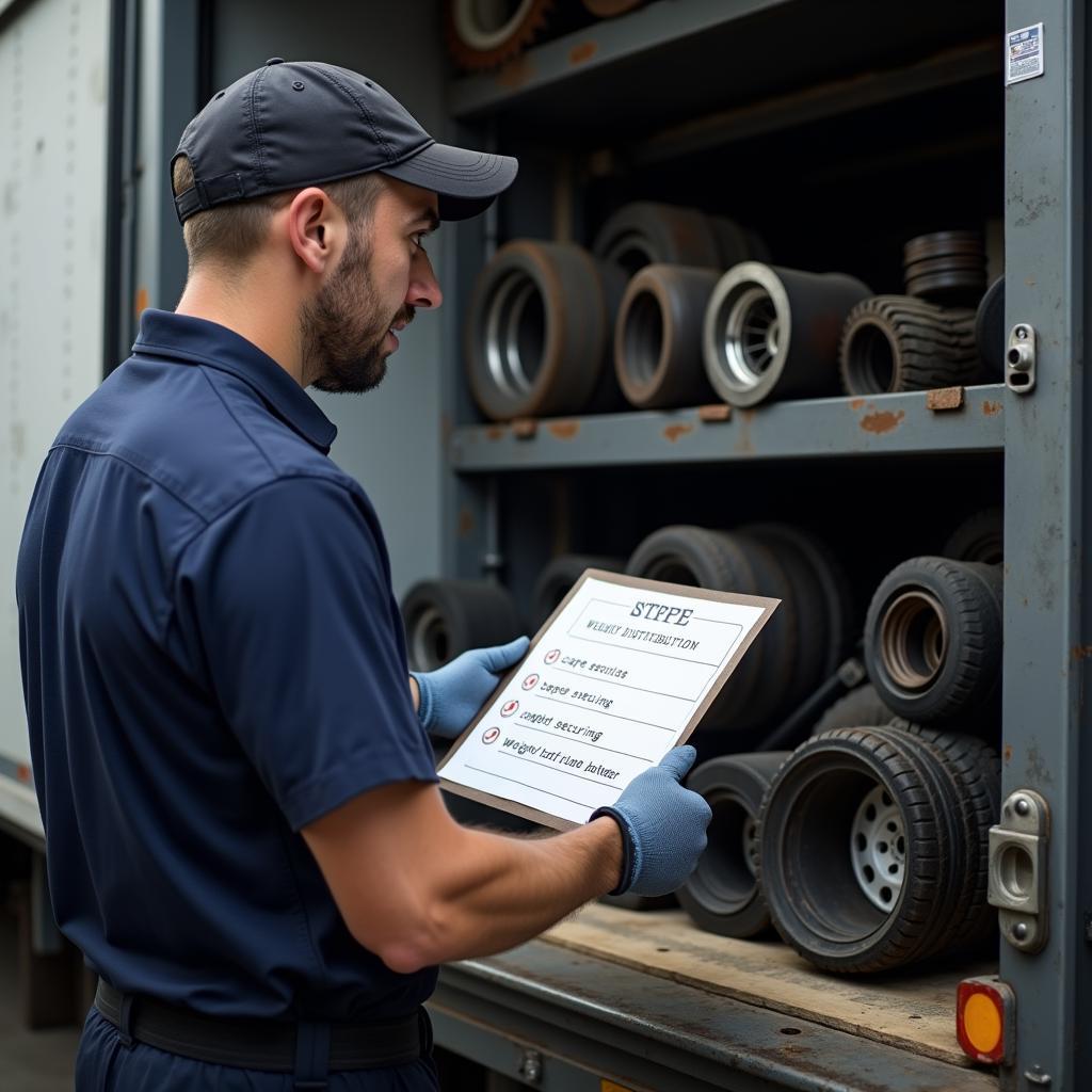 Verladung Englisch in der Kfz-Werkstatt