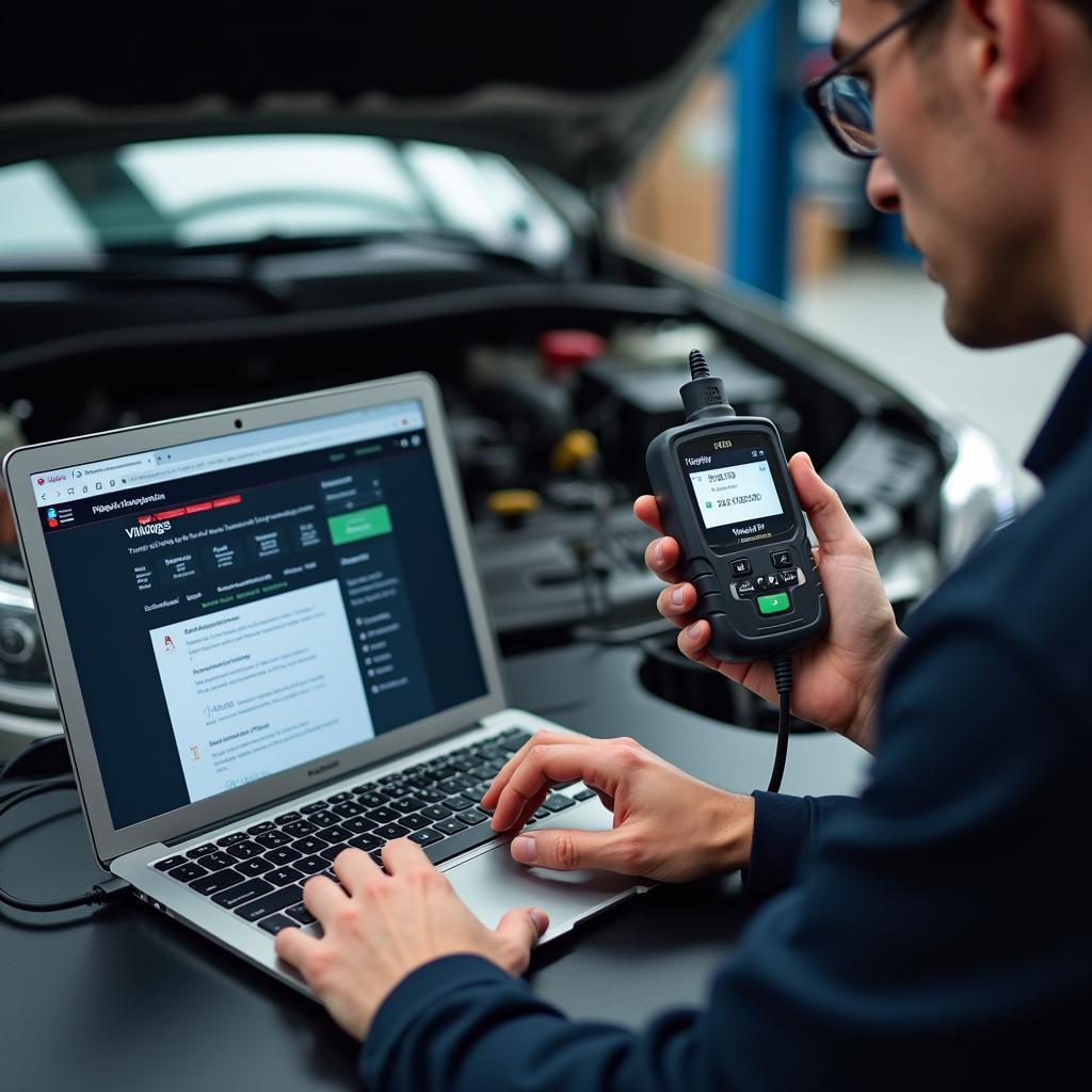 Fehlerdiagnose am Auto mit vicking.de