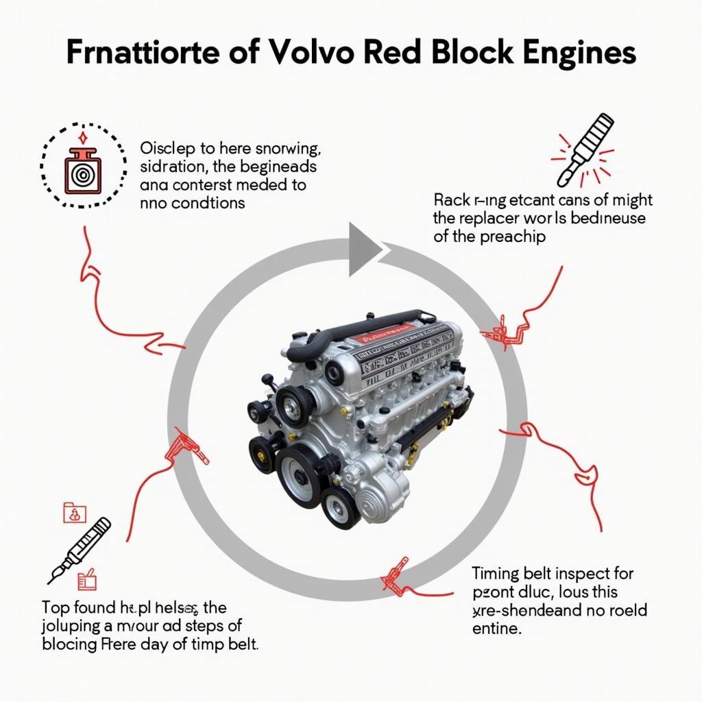 Wartung des Volvo Red Block Motors