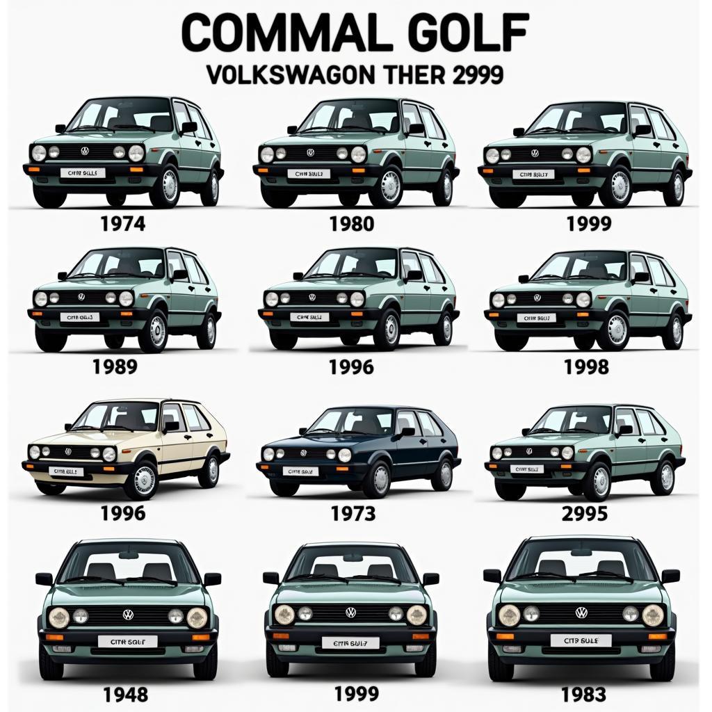 VW Citi Golf Modelle und Varianten