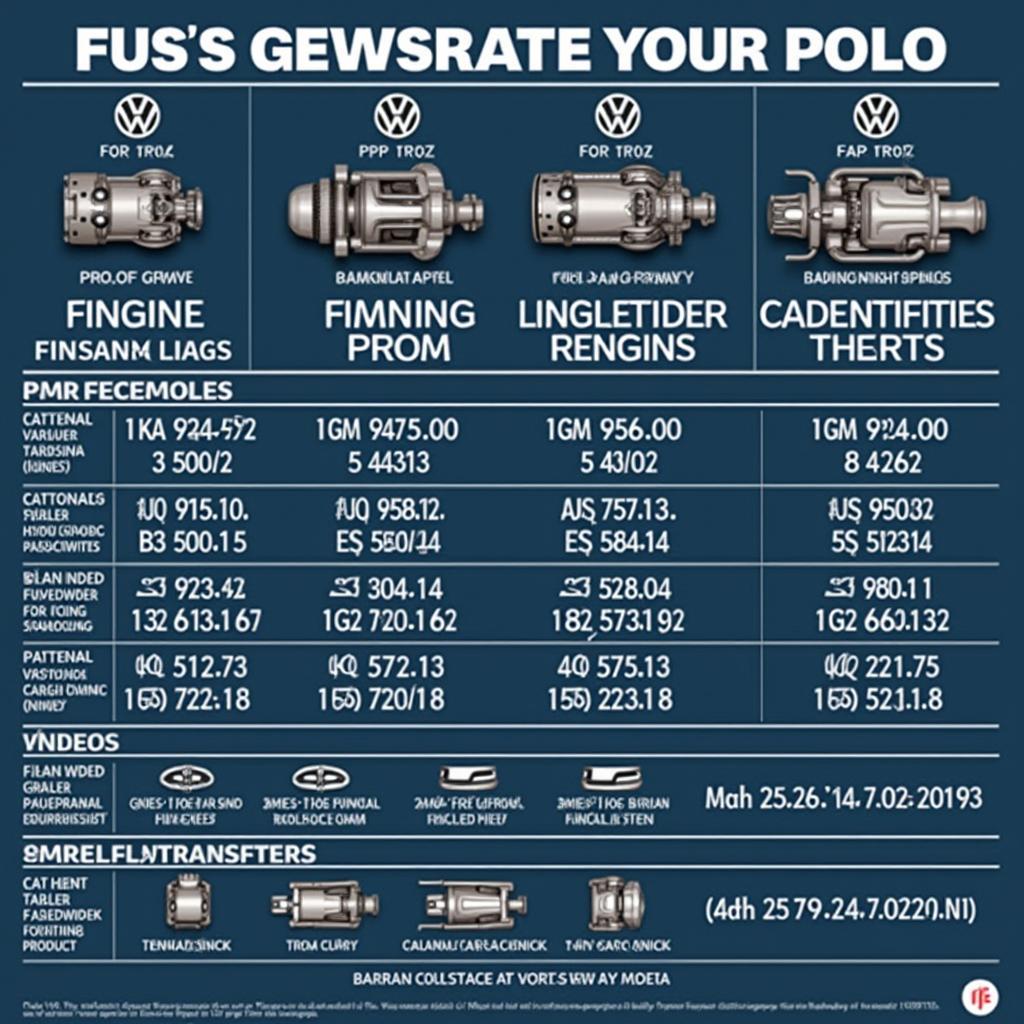 VW Polo Motor- und Getriebevarianten