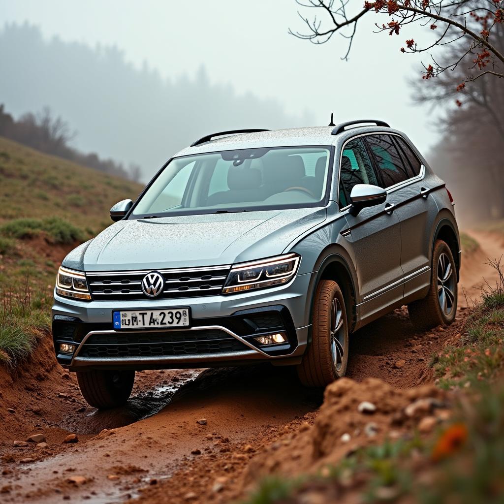 VW Tiguan Allrad im Gelände