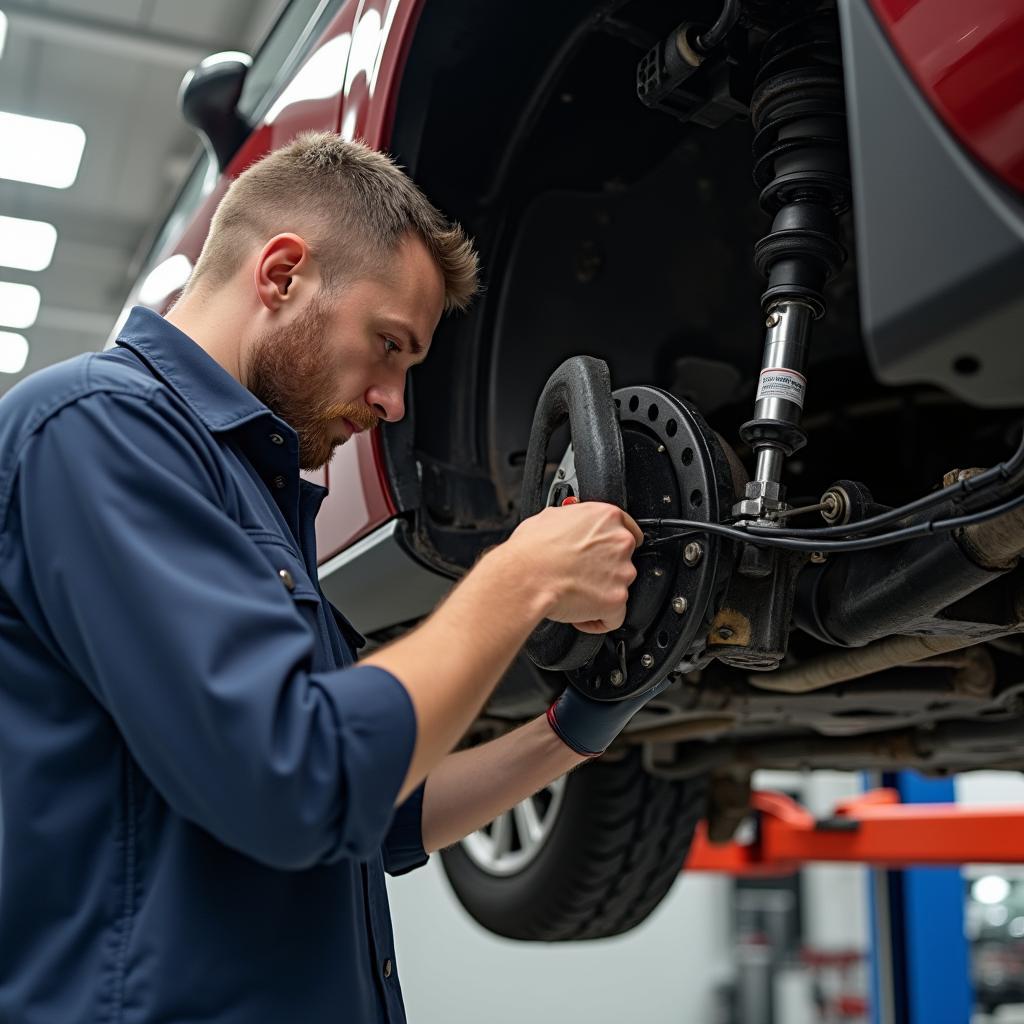 VW Up Fahrwerk Reparatur