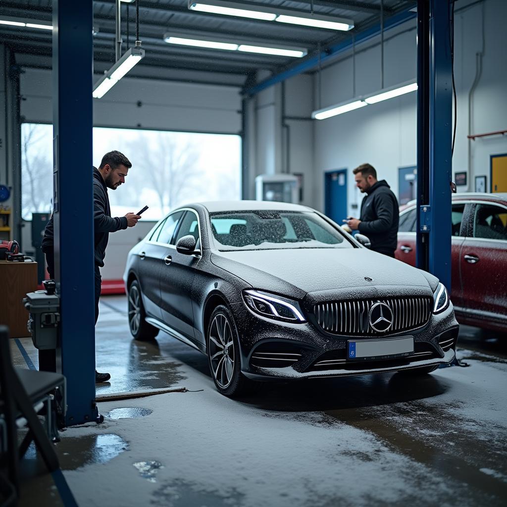 Autowerkstatt in Blankenförde bei jedem Wetter