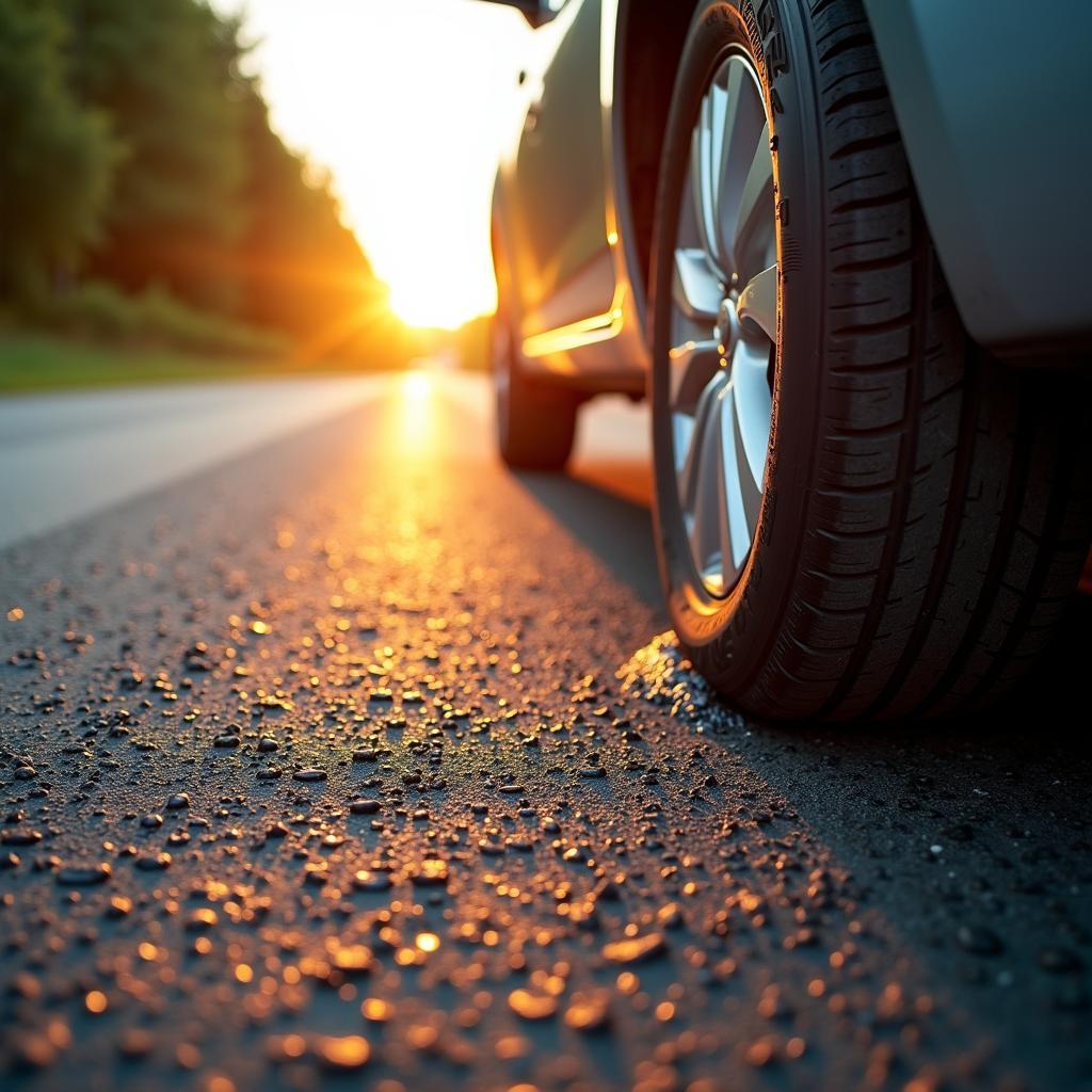 Sommerhitze in Blankenförde und die Auswirkungen auf Autoreifen