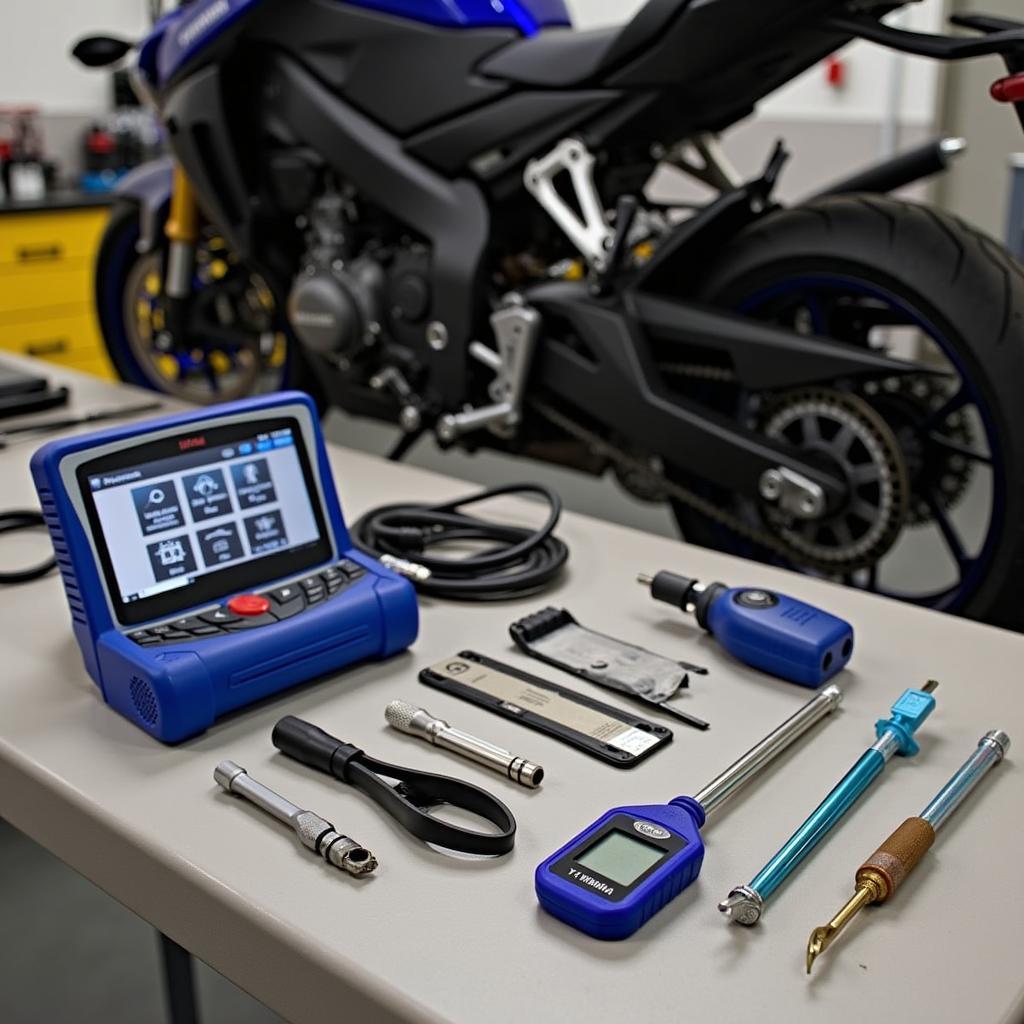 Yamaha MT-09 2018 Selbstdiagnose Werkzeug